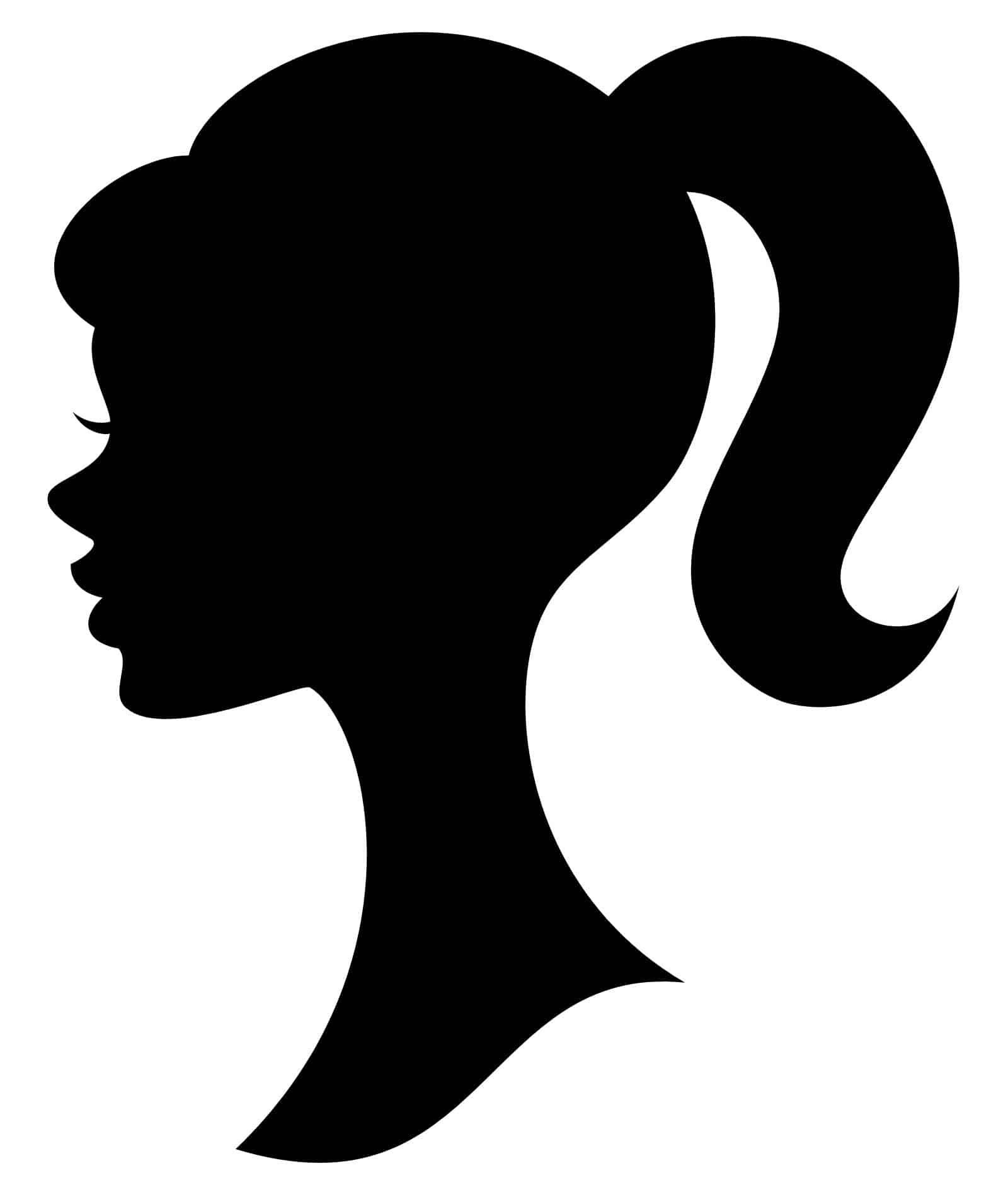 Barbie Silhouette Printable Printable Word Searches