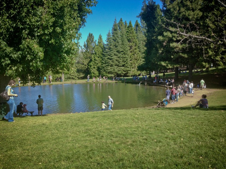 Fishing Pond at High Hill Ranch at Apple Hill Fishing Pond at High Hill Ranch at Apple Hill, 2012 Copyright Will Hull, Windy Pinwheel