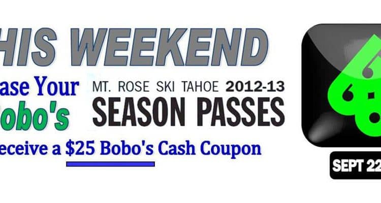 Mt. Rose Season Pass Bobos Mogul Mouse Coupon, Source: mtrose.com