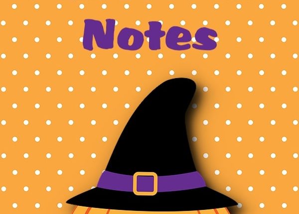 Halloween Printable Lunch Box Notes, 2012 Copyright Christine Hull, Windy Pinwheel