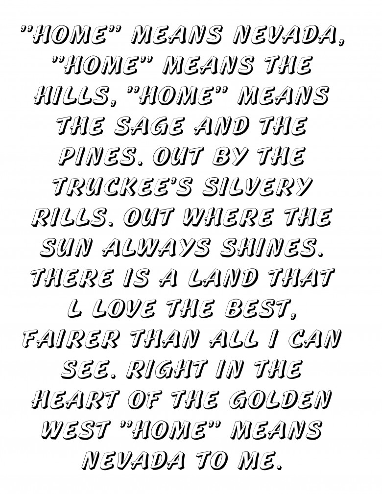 Nevada Day Coloring Book: State Song, Home Means Nevada Nevada Day Coloring Book: State Song, Home Means Nevada, 2012 Copyright Christine Hull, Windy Pinwheel