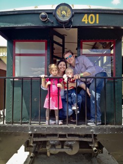Nevada State Railroad Museum: Family on the Caboose Nevada State Railroad Museum: Family on the Caboose, 2012 Copyright Will Hull, Windy Pinwheel