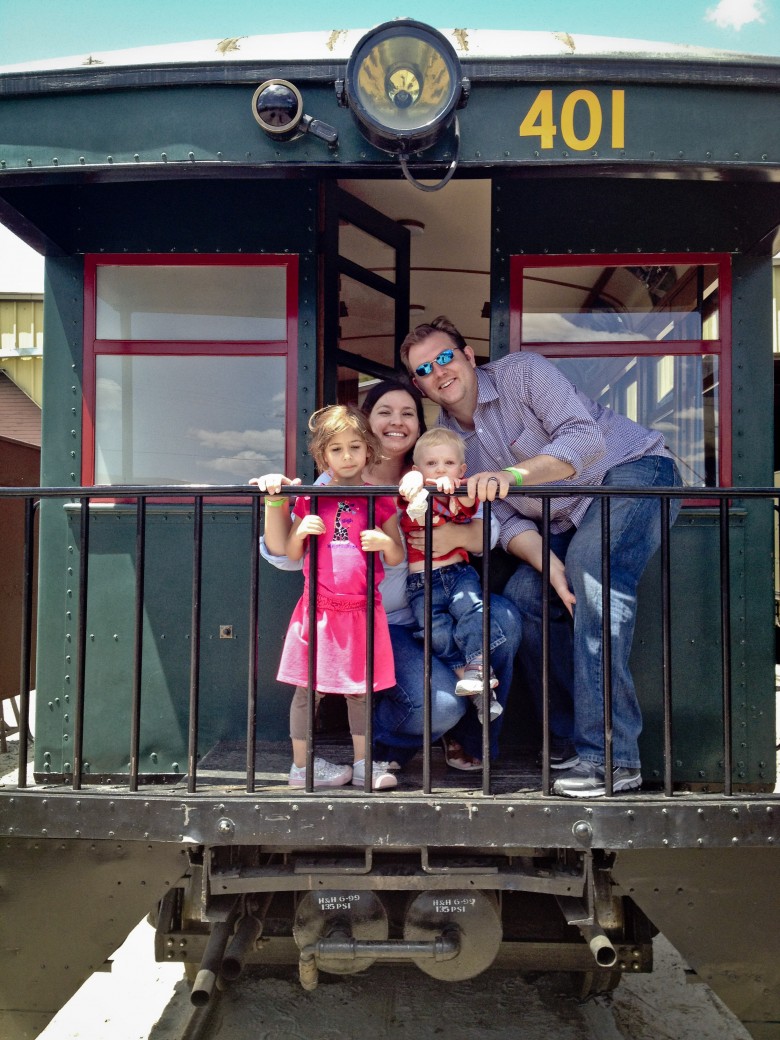 Nevada State Railroad Museum: Family on the Caboose Nevada State Railroad Museum: Family on the Caboose, 2012 Copyright Will Hull, Windy Pinwheel