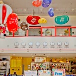Jelly Belly Factory Tour: Lobby Above, 2012 Copyright Christine Hull, Windy Pinwheel