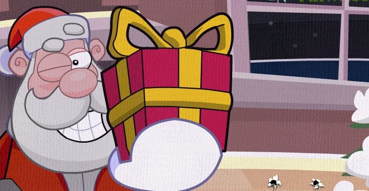 Santa Animation: Wink Santa, Source: http://bit.ly/UpngWu