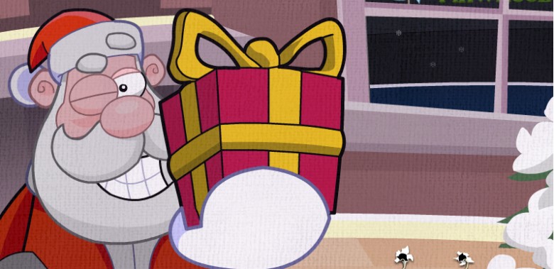 Santa Animation: Wink Santa, Source: http://bit.ly/UpngWu