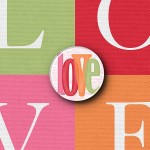 14 Days of Love Notes: LOVE, 2013 Copyright Christine Hull, Windy Pinwheel