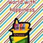 14 Days of Love Notes: You color my world with happiness, 2013 Copyright Christine Hull, Windy Pinwheel