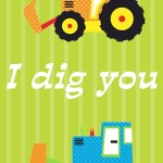 14 Days of Love Notes: I dig you, 2013 Copyright Christine Hull, Windy Pinwheel