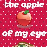 14 Days of Love Notes: You are the apple of my eye, 2013 Copyright Christine Hull, Windy Pinwheel
