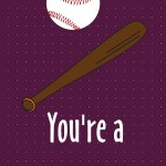 Healthy New Year's Lunch Box Printables: You're a home run, 2013 Copyright Christine Hull, Windy Pinwheel