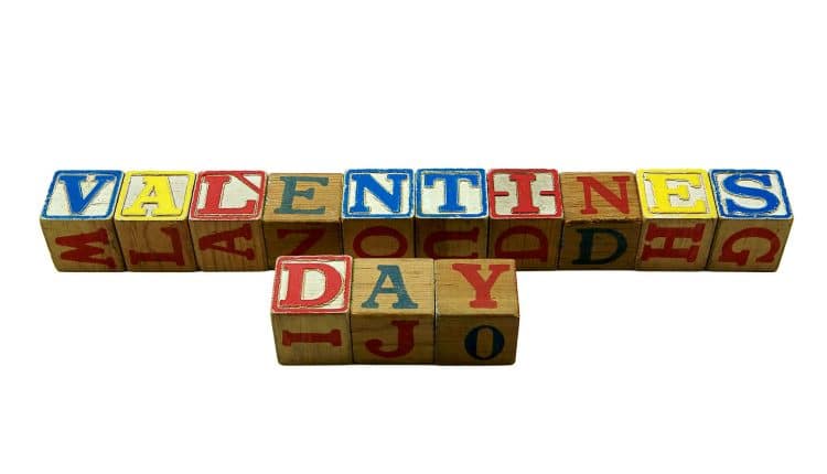 Valentine's Day Block Letters, Source: Photodune.net