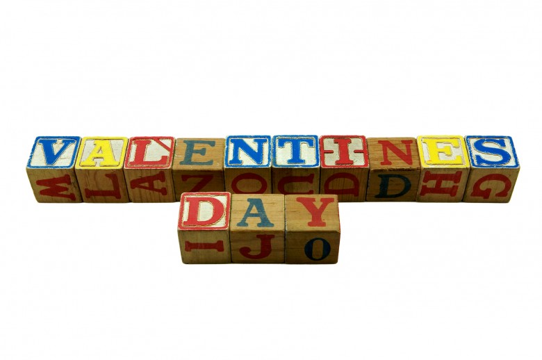 Valentine's Day Block Letters, Source: Photodune.net