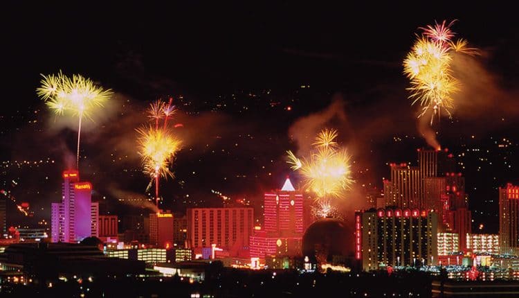 Reno, Nevada Fireworks, Source: Mike Lienhard, Nevada Magazine
