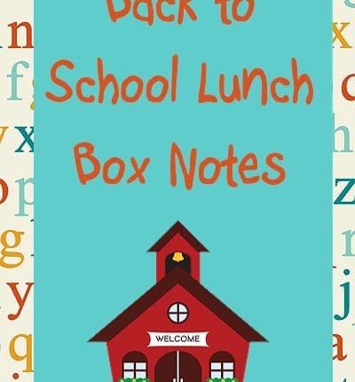 Back to School Lunch Box Notes, 2013 Copyright Christine Hull, Windy Pinwheel