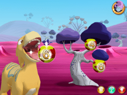 Zorbit's Math Adventure: Dinosaur chomp