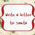 Christmas Advent Calendar: Write a Letter to Santa, 2013 Copyright Christine Hull, Windy Pinwheel
