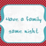 Christmas Advent Calendar: Family game night, 2013 Copyright Christine Hull, Windy Pinwheel