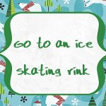 Christmas Advent Calendar: Ice skating rink, 2013 Copyright Christine Hull, Windy Pinwheel
