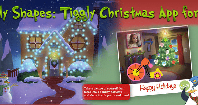 The Tiggly Christmas tablet app