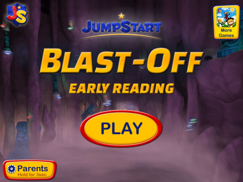 Blast-Off Early Reading: Start Screen Blast-Off Early Reading: Start Screen, Source: JumpStart