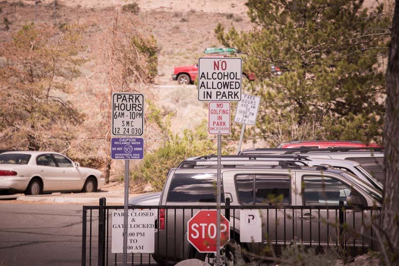 Pah Rah Mountain Park: Front gate Pah Rah Mountain Park: Front gate, 2014 Copyright Will Hull, Windy Pinwheel