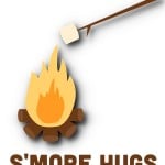 Summer time camping love notes: I always need smore hugs from you, 2014 Copyright Christine Hull, Windy Pinwheel