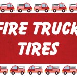 Firefighter Birthday Printables: Firetruck Tires, 2014 Copyright Christine Hull, Windy Pinwheel firefighter birthday party printables