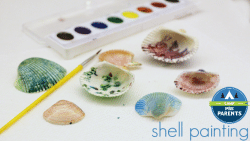 Crafts: Beach Art Shell Painting, Source: PBS crafts