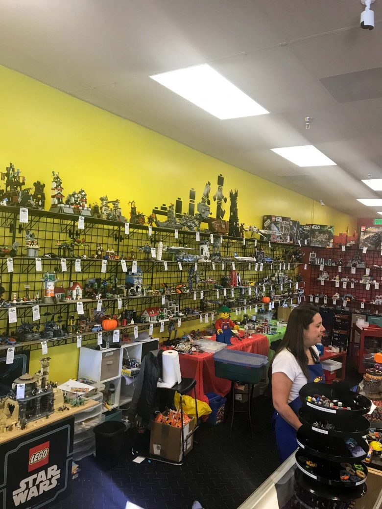 Bricks & Minifigs Reno, Nevada: Behind the counter Bricks & Minifigs Reno, Nevada: Behind the counter, 2017 Copyright Will Hull, Windy Pinwheel