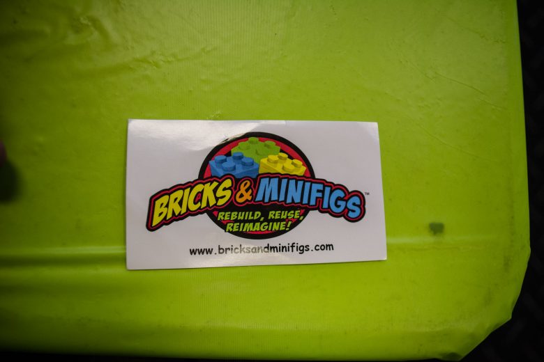 Bricks & Minifigs Reno, Nevada: Business card Bricks & Minifigs Reno, Nevada: Business card, 2017 Copyright Will Hull, Windy Pinwheel