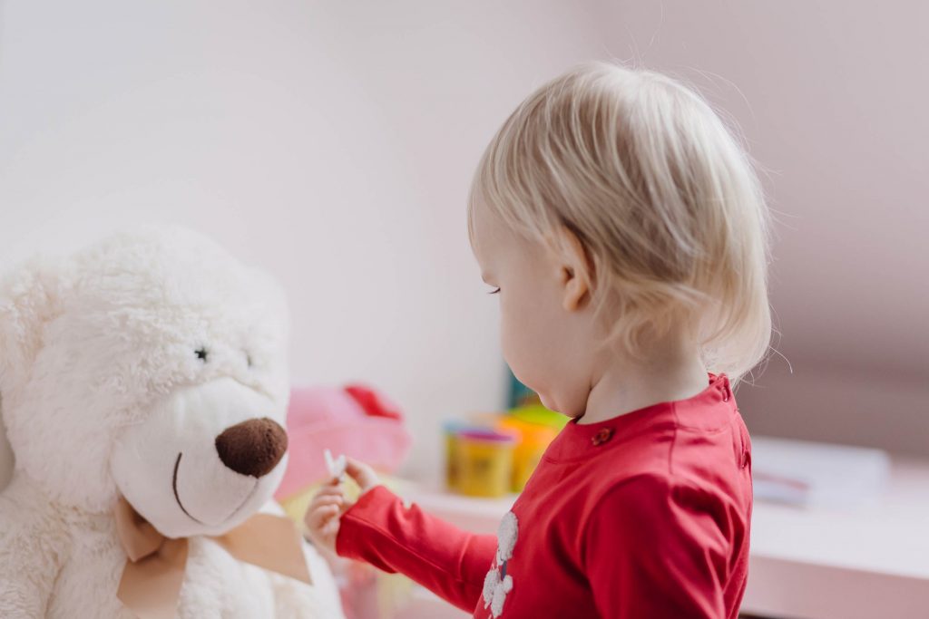 Toddler with a Teddy Bear, Source: Stocksnap.io