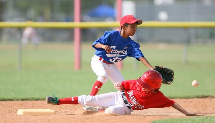 Kids Playing Baseball, Sliding into Base, Source: Pixabay