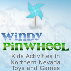 Windy Pinwheel. Windy Pinwheel - Kids Activities in Northern Nevada, Toys, Games and Wolf Pack Gear Windy Pinwheel.
