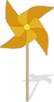 Dark Orange Pinwheel cooking with children